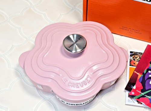 Creuset zucchero rosa ghisa - le,