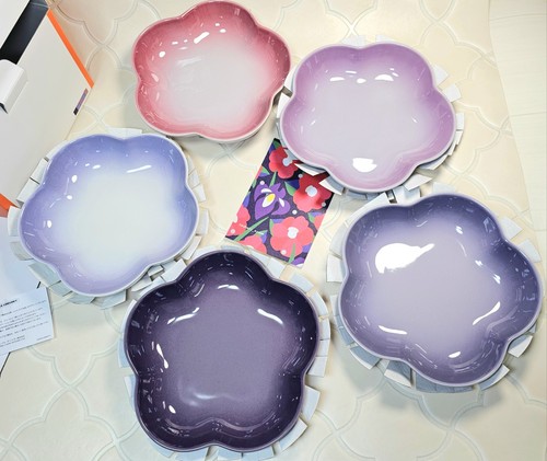 Set piatti creuset - 5, fiori