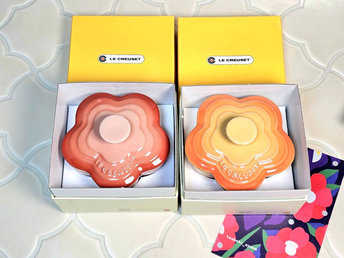 Creuset small ramekin fleur - le,
