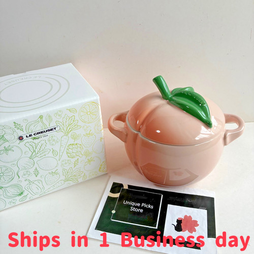 Creuset peach mini cocotte - le,