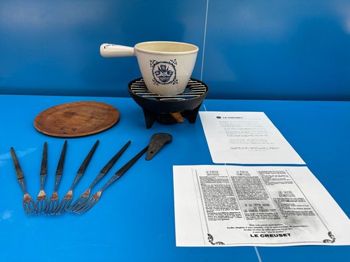Creuset service fondue - le,